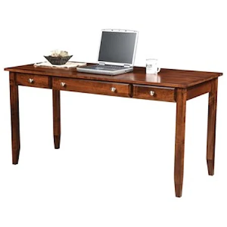 Transitional Solid Wood 60" Writing Desk